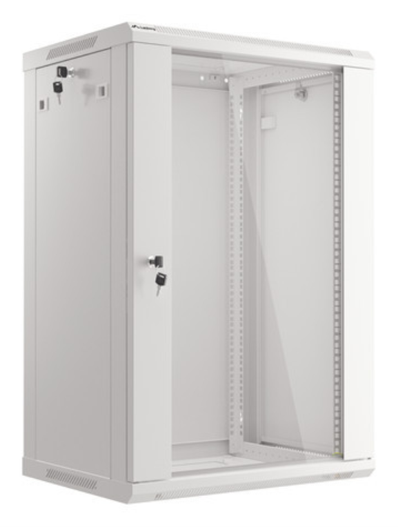 ARMARIO RACK LANBERG Â 18U 600X450 19" FLAT PACK V2 HASTA 60 KG GRIS - detalle