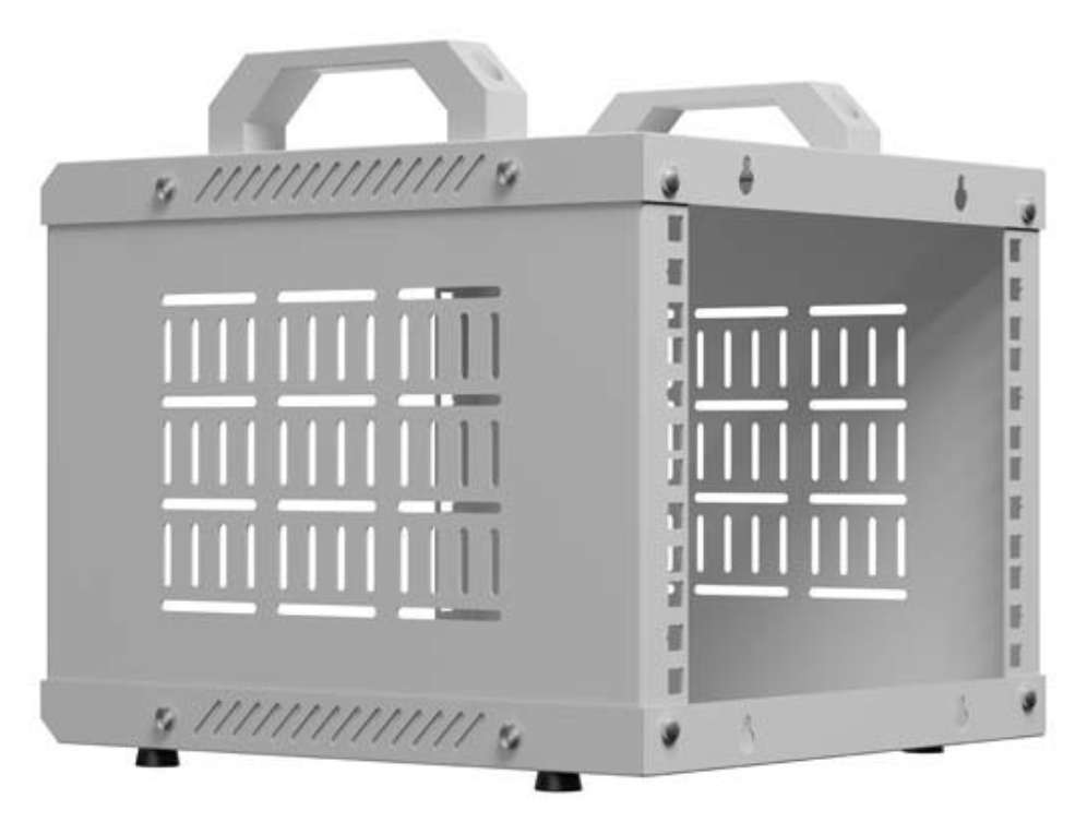 ARMARIO RACK LANBERG ABIERTO 10" 4U 280X300 GRIS - detalle