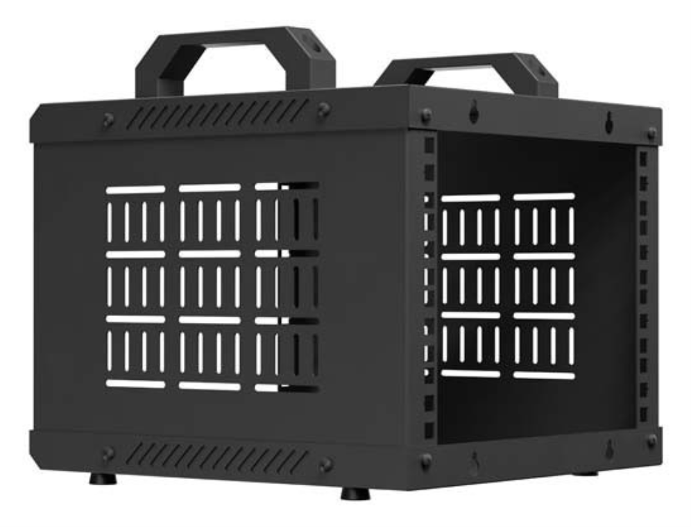 ARMARIO RACK LANBERG ABIERTO 10" 4U 280X300 NEGRO - detalle