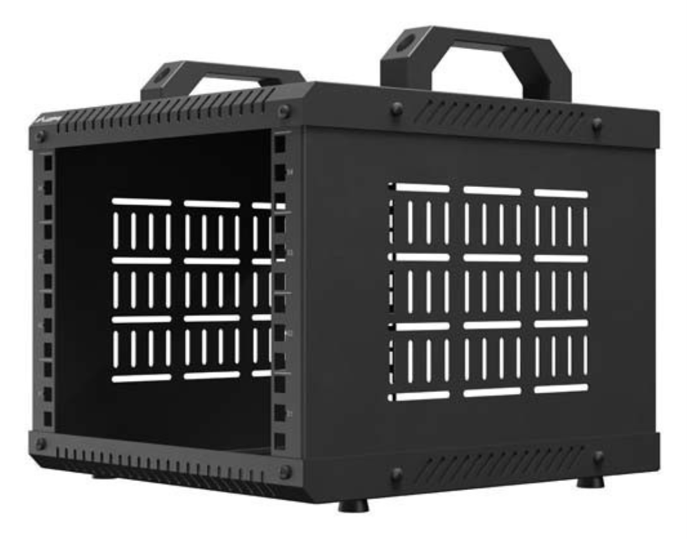 ARMARIO RACK LANBERG ABIERTO 10" 4U 280X300 NEGRO - detalle