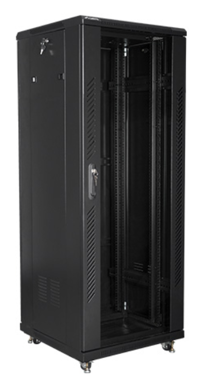 ARMARIO RACK LANBERG DE SUELO 32U/600X600X1603 19" FLAT PACK NEGRO