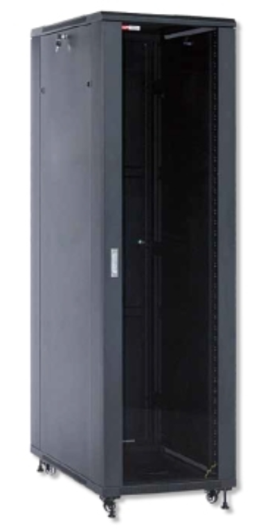 ARMARIO RACK WP 19" 42U SERIE RNA 600X800 MM DESMONTADO, NEGRO