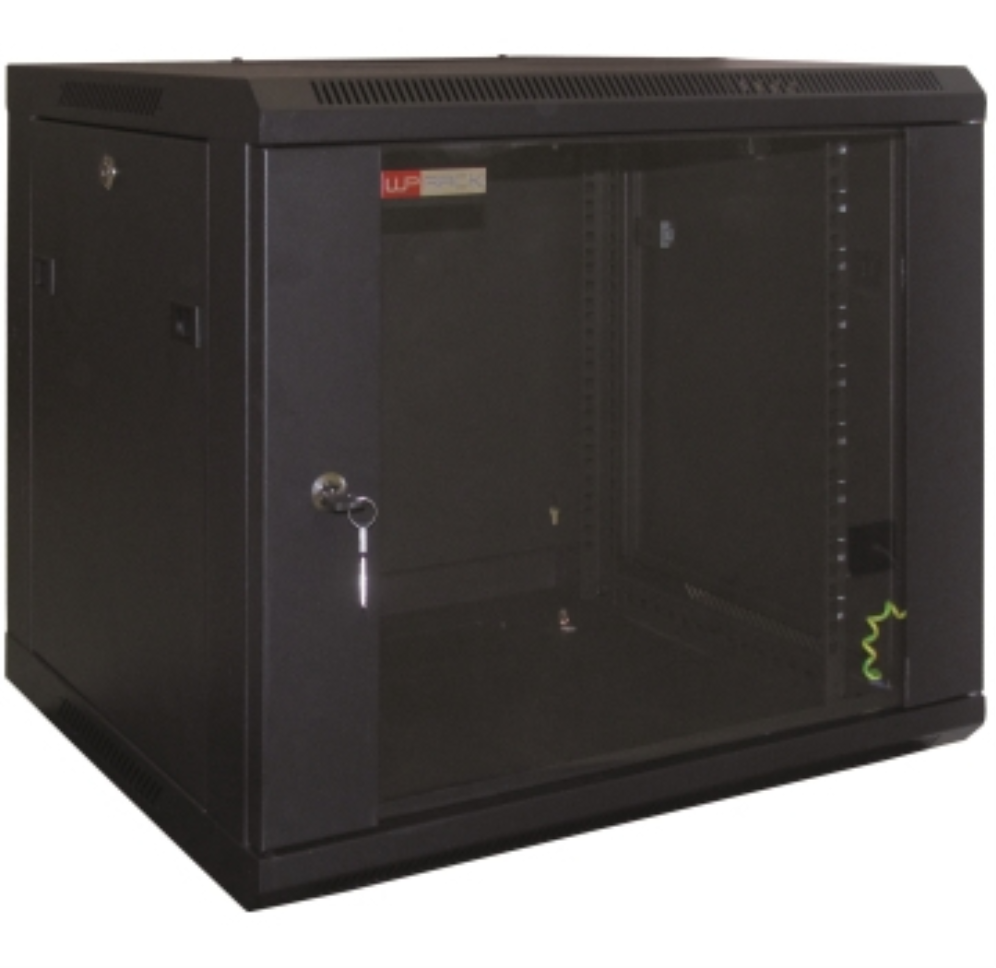 ARMARIO RACK WP 19" SERIE RWB 6U, NEGRO, PROFUNDIDAD 500 MM