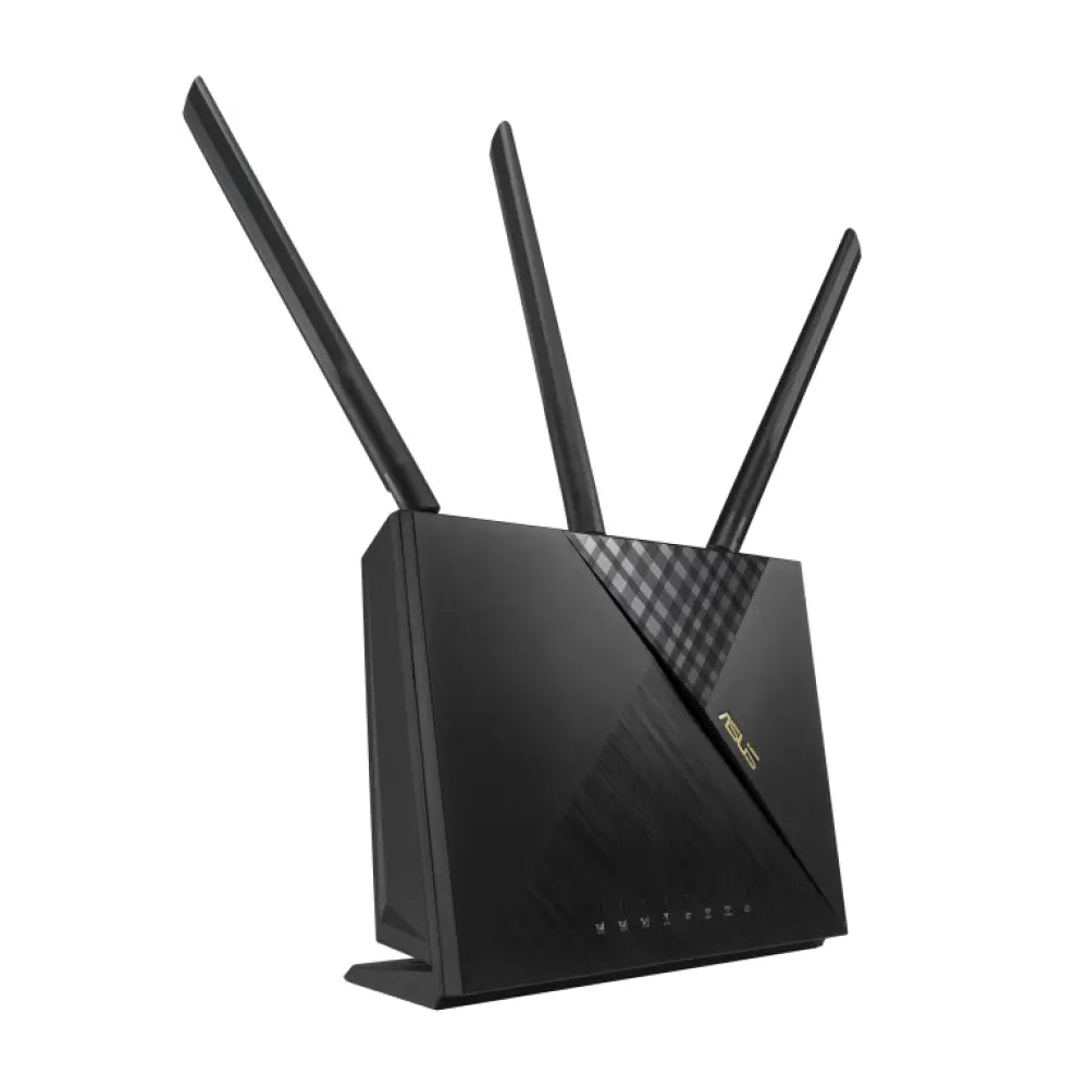 ASUS 4G-AX56 router inalámbrico Gigabit Ethernet Doble banda (2.4 GHz / 5 GHz) Negro - detalle