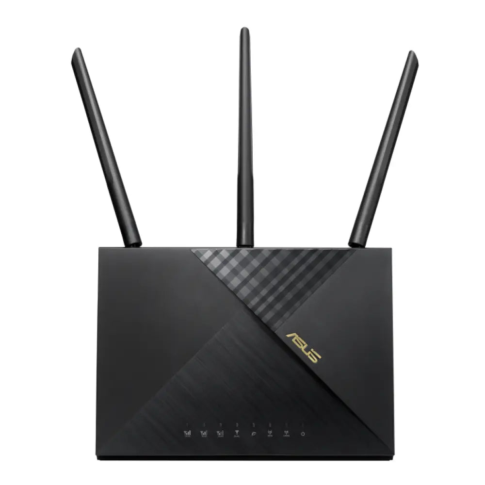 ASUS 4G-AX56 router inalámbrico Gigabit Ethernet Doble banda (2.4 GHz / 5 GHz) Negro - detalle