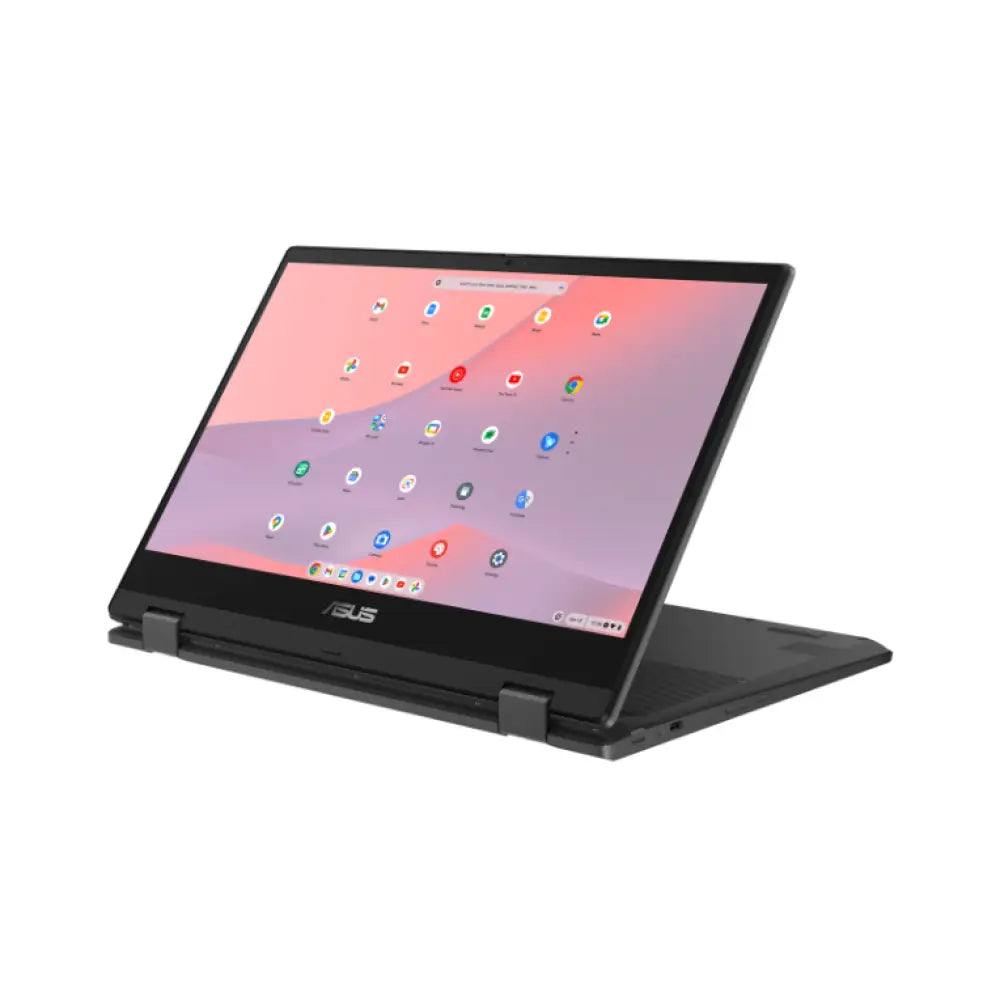 ASUS Chromebook CM14 Flip CL1402FM2A-EC0224 - Ordenador Portátil 14" Full HD (MediaTek Kompanio 520. 8GB RAM. 128GB eMMC. ARM Mali-G52 MC2. ChromeOS) Gris Gravidad - Teclado QWERTY español - detalle