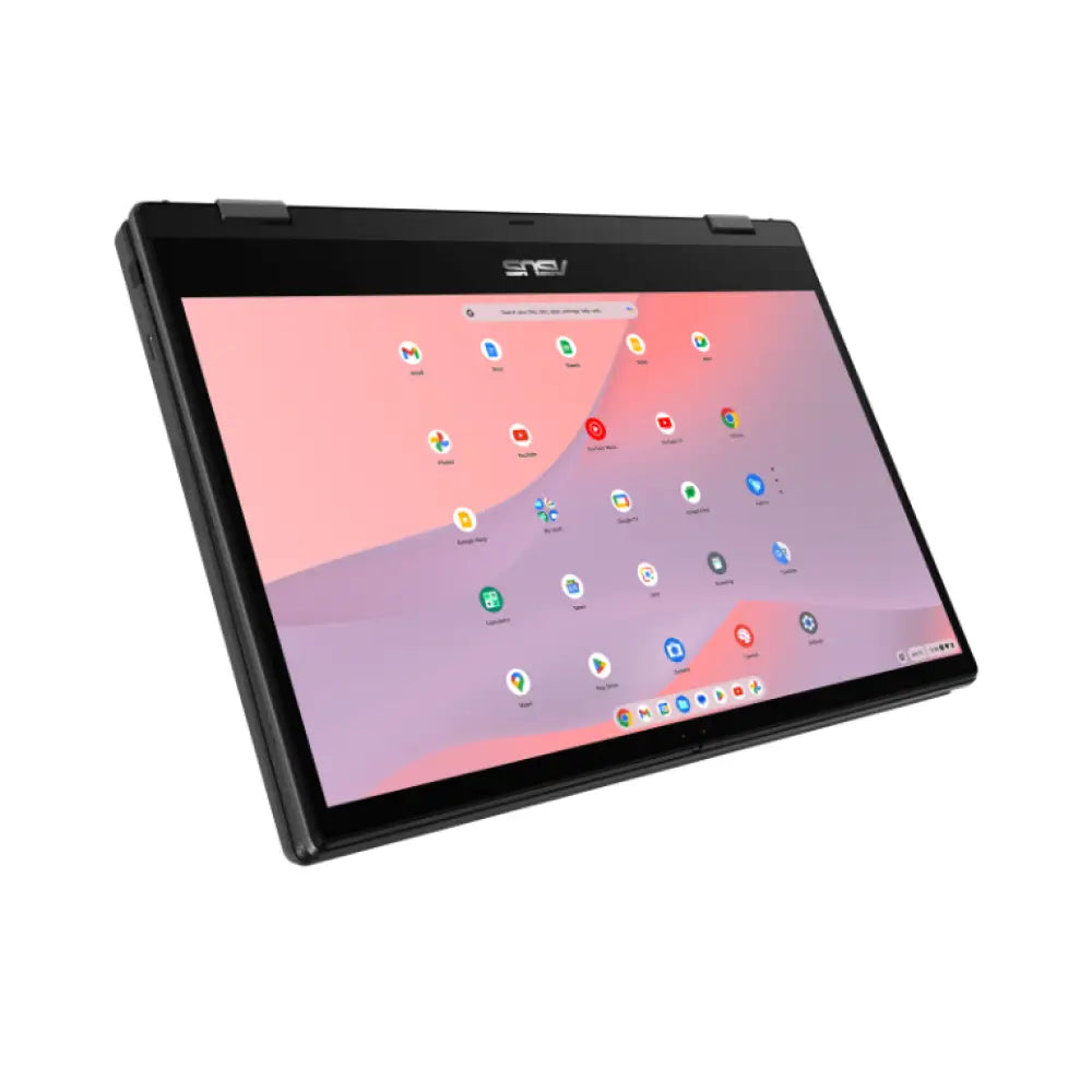 ASUS Chromebook CM14 Flip CL1402FM2A-EC0224 - Ordenador Portátil 14" Full HD (MediaTek Kompanio 520. 8GB RAM. 128GB eMMC. ARM Mali-G52 MC2. ChromeOS) Gris Gravidad - Teclado QWERTY español - detalle