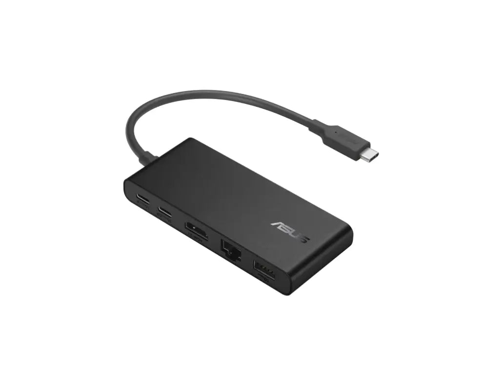 ASUS Dual 4K USB-C Dock DC201 Alámbrico USB 3.2 Gen 2 (3.1 Gen 2) Type-C Negro - detalle