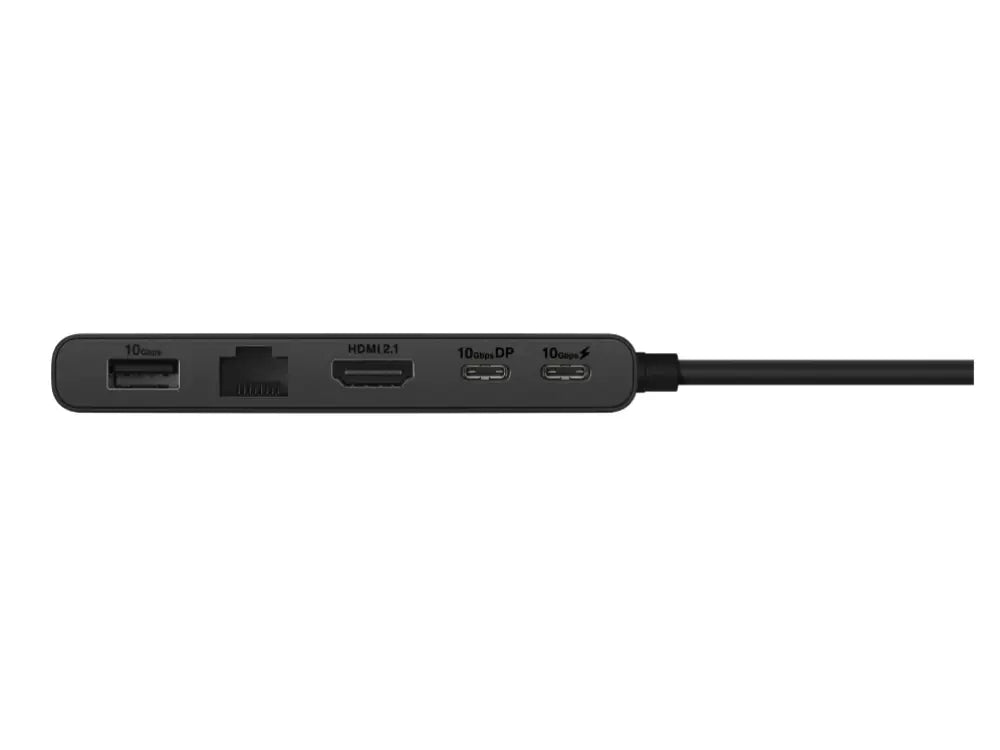 ASUS Dual 4K USB-C Dock DC201 Alámbrico USB 3.2 Gen 2 (3.1 Gen 2) Type-C Negro - detalle