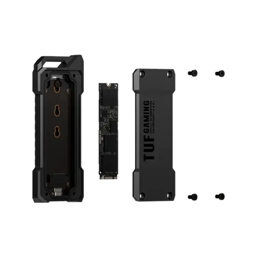 ASUS ESD-T1A/BLK/G/AS// Caja externa para unidad de estado sólido (SSD) Negro M.2 - detalle