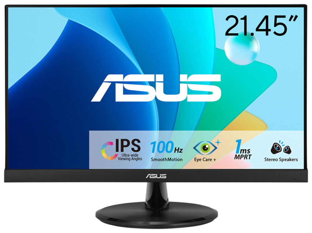 ASUS MONITOR VP229HF EYE CARE GAMING MONITOR 22" (21.45" VIEWABLE), IPS, 100HZ,