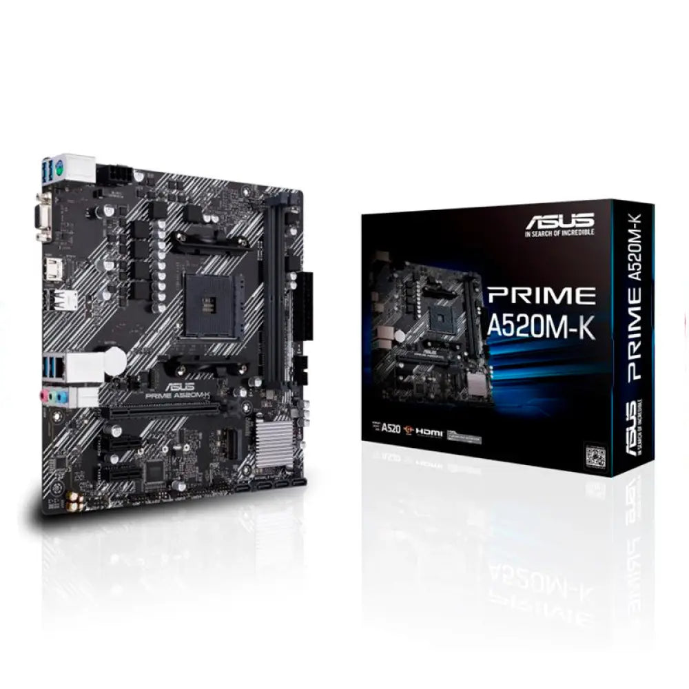Asus Placa Base PRIME A520M-K  mATX AM4 - detalle
