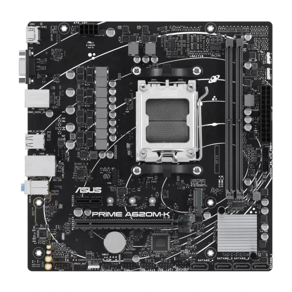 ASUS Placa Base PRIME A620M-K mATX AM5 - detalle