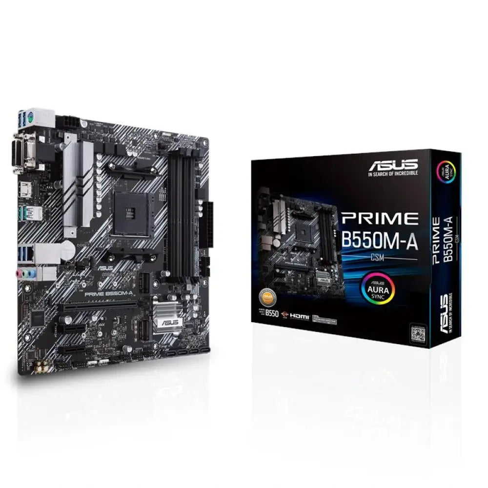 ASUS Placa Base PRIME B550M-A mATX AM4 - detalle