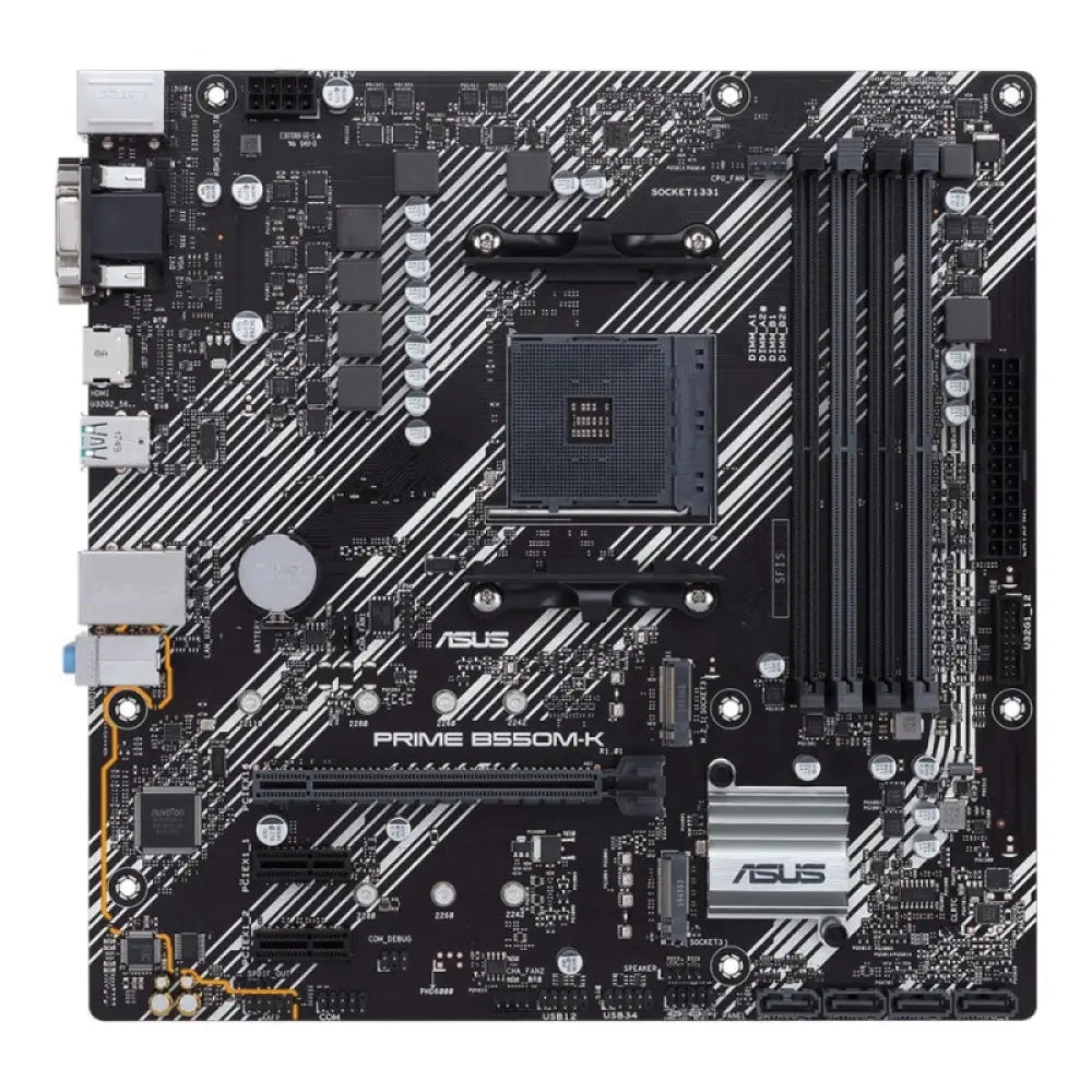 ASUS Placa Base PRIME B550M-K mATX AM4 - detalle