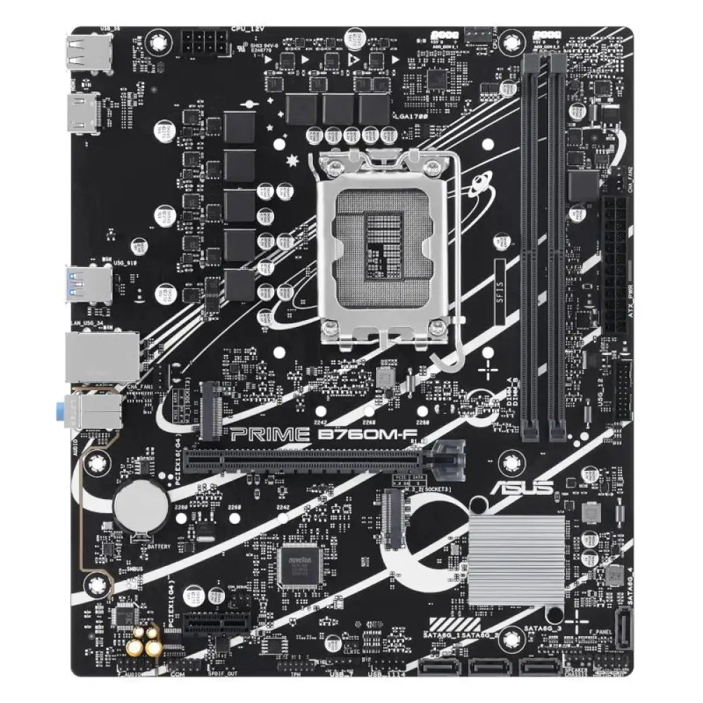 ASUS Placa Base PRIME B760M-F DDR5 mATX 1700 - detalle