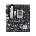 Placa base ASUS PRIME B760M-K D4 mATX con socket Intel 1700, vista de la tarjeta con componentes y ranuras de expansión