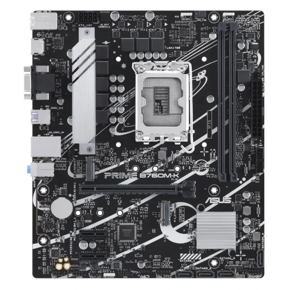 ASUS Placa Base PRIME B760M-K DDR5 mATX 1700 - detalle