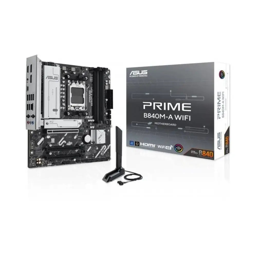 ASUS PLACA BASE PRIME B840M-A WIFI mATX AM5 - detalle