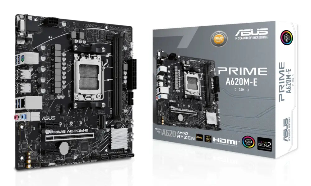 ASUS PRIME A620M-E-CSM AMD A620 Zócalo AM5 micro ATX - detalle