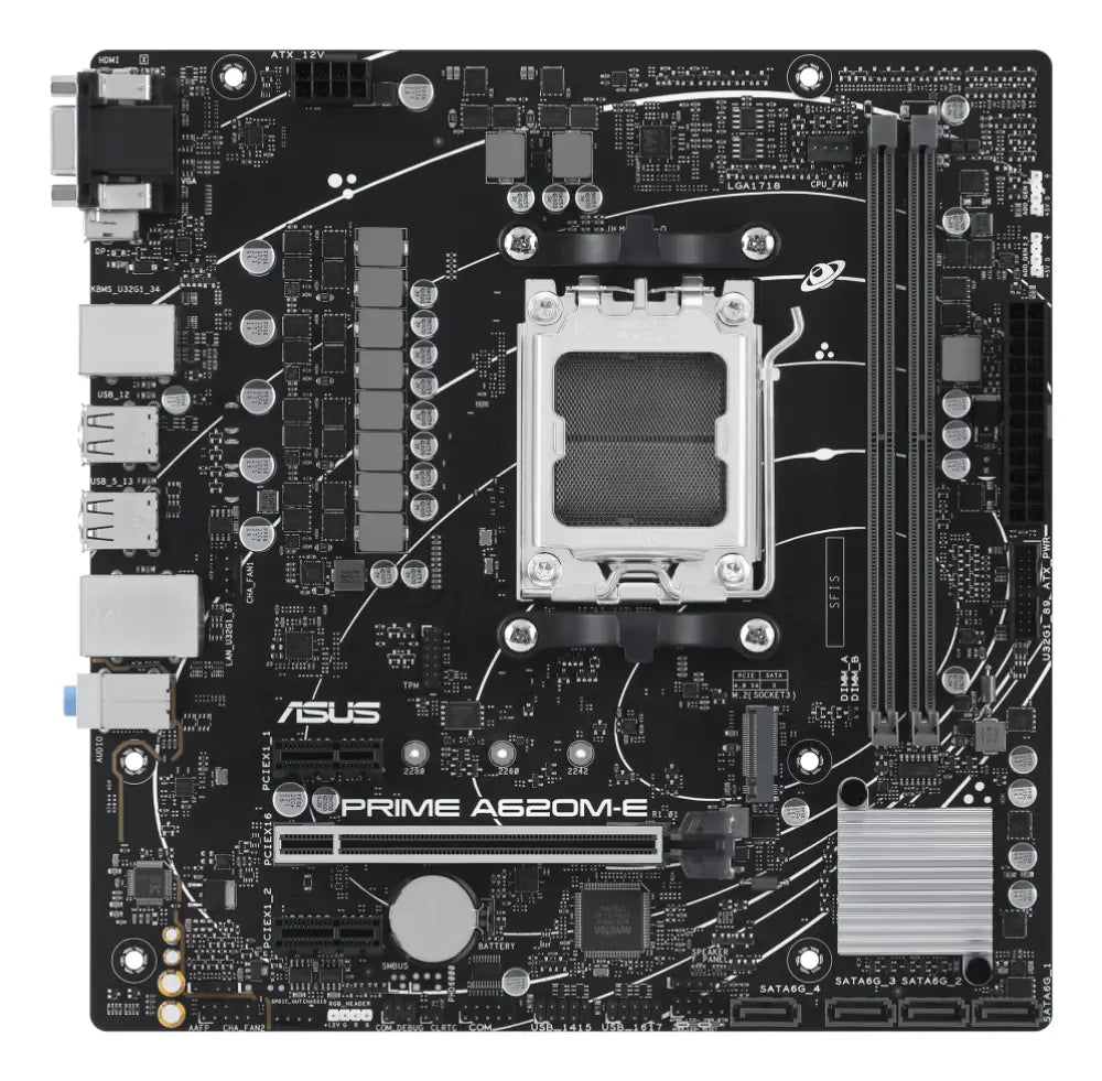ASUS PRIME A620M-E-CSM AMD A620 Zócalo AM5 micro ATX - detalle