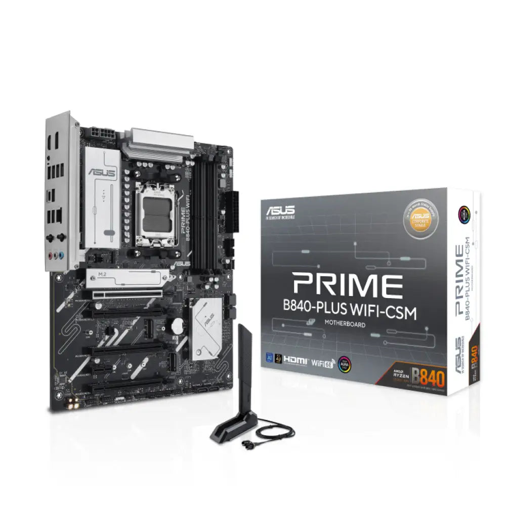 ASUS PRIME B840-PLUS WIFI AMD B840 Zócalo AM5 ATX - detalle