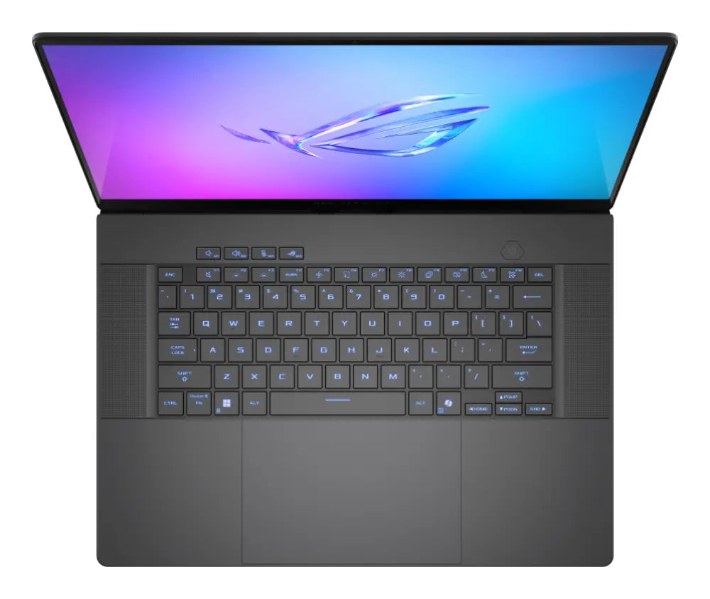 ASUS ROG Zephyrus G16 OLED GU605CM-QR003 - Ordenador Portátil Gaming de 16" WQXGA 240Hz (Core Ultra 9 285H. 32GB RAM. 1TB SSD. RTX 5060 8GB. Sin Sistema Operativo) Gris Eclipse - Teclado QWERTY español - detalle