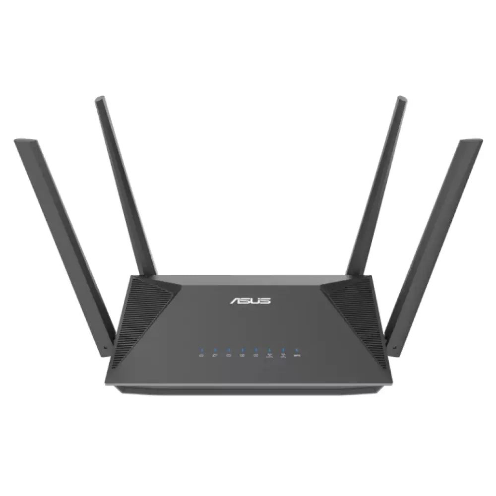 ASUS RT-AX52 AX1800 AiMesh router inalámbrico Gigabit Ethernet Doble banda (2.4 GHz / 5 GHz) Negro - detalle