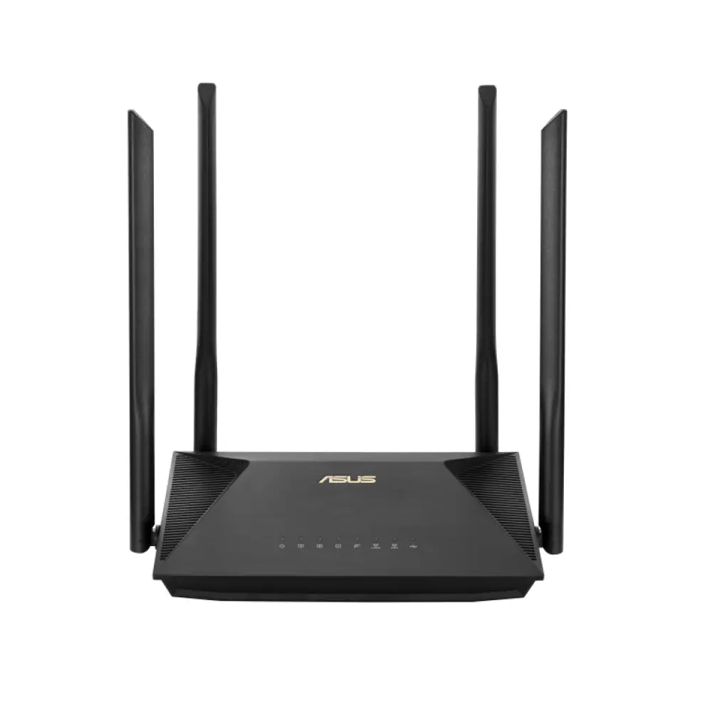 ASUS RT-AX53U router inalámbrico Gigabit Ethernet Doble banda (2.4 GHz / 5 GHz) Negro - detalle