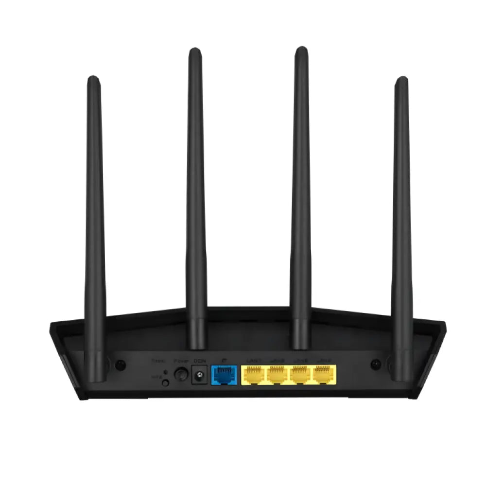 ASUS RT-AX57 router inalámbrico Gigabit Ethernet Doble banda (2.4 GHz / 5 GHz) Negro - detalle