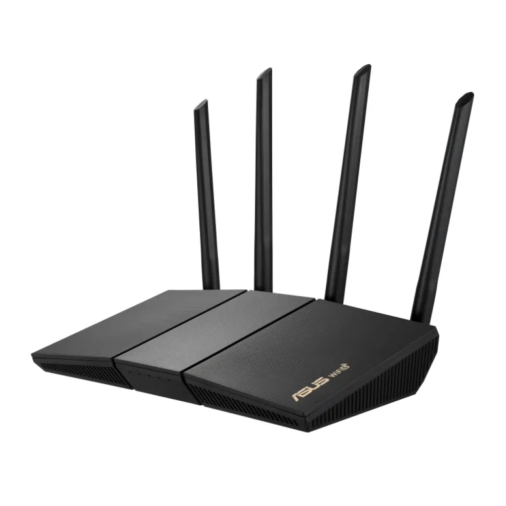 ASUS RT-AX57 router inalámbrico Gigabit Ethernet Doble banda (2.4 GHz / 5 GHz) Negro - detalle