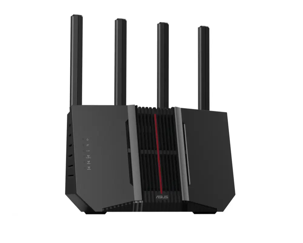ASUS RT-BE92U router inalámbrico 10 Gigabit Ethernet Tribanda (2.4 GHz / 5 GHz / 6 GHz) Negro - detalle