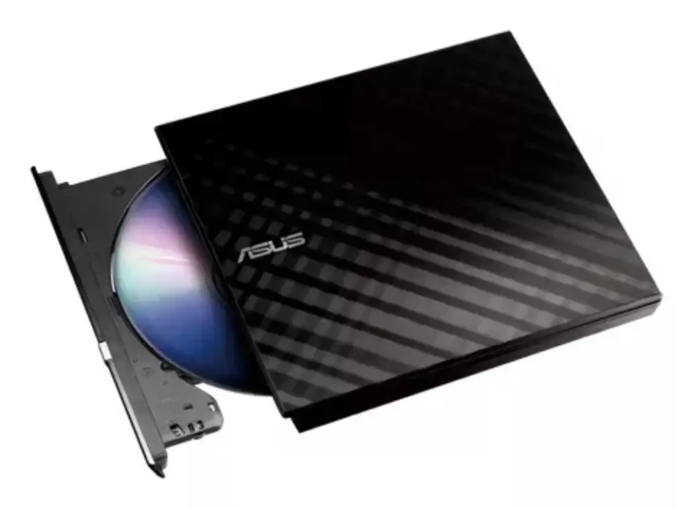 ASUS SDRW-08D2S-U Lite unidad de disco óptico DVD±RW Negro - detalle
