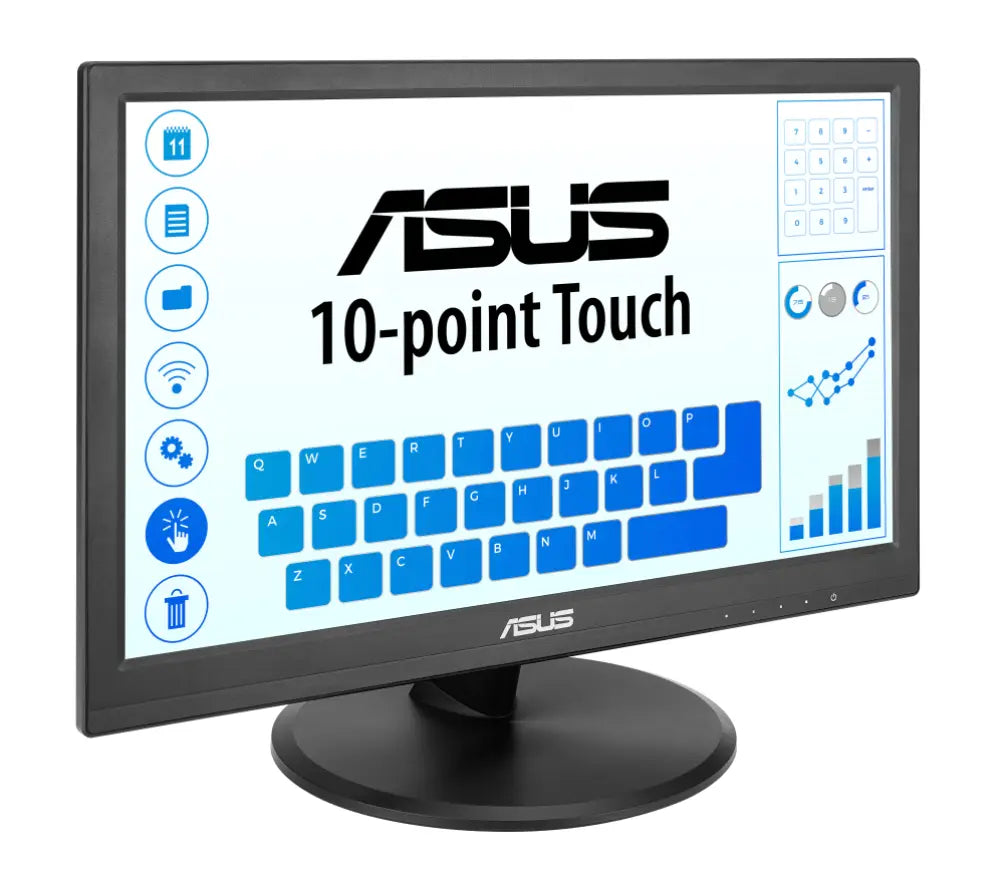 ASUS Touch VT169HE pantalla para PC 39.6 cm (15.6") 1920 x 1080 Pixeles Full HD LED Pantalla táctil Mesa Negro - detalle
