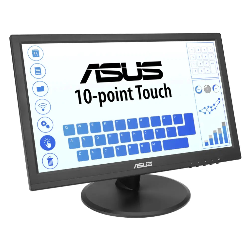 ASUS Touch VT169HE pantalla para PC 39.6 cm (15.6") 1920 x 1080 Pixeles Full HD LED Pantalla táctil Mesa Negro - detalle