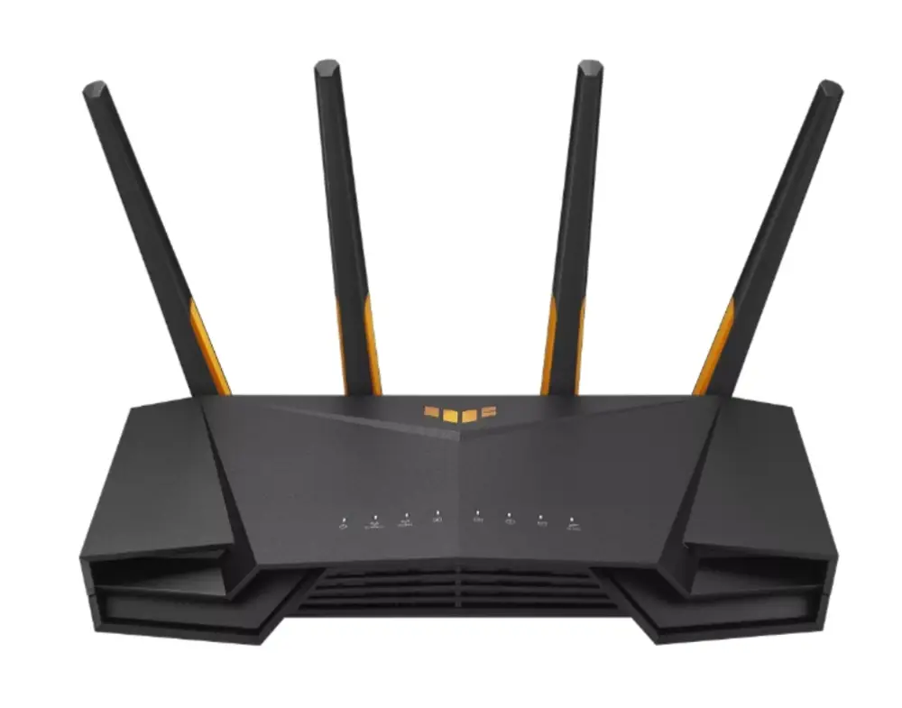ASUS TUF-AX4200 router inalámbrico Gigabit Ethernet Doble banda (2.4 GHz / 5 GHz) Negro - detalle