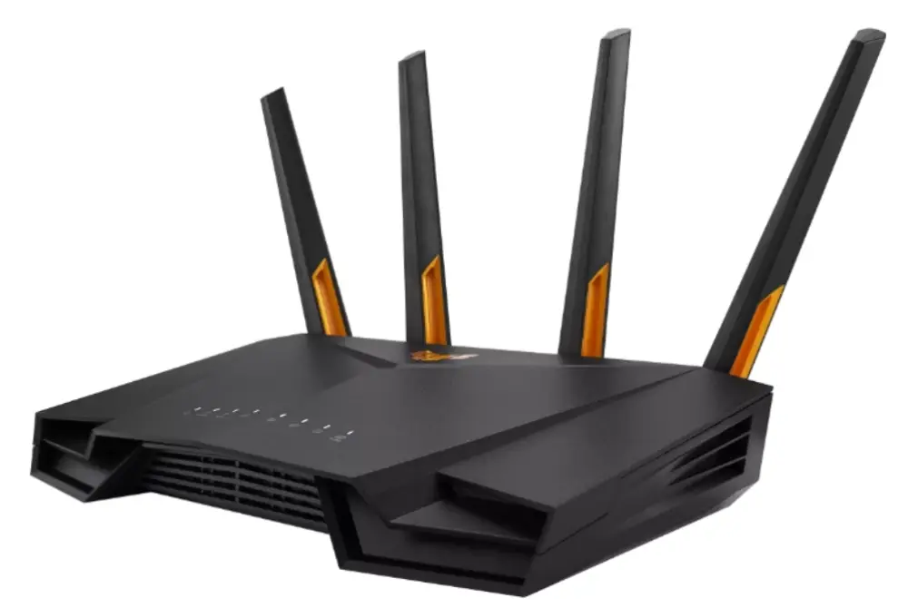 ASUS TUF-AX4200 router inalámbrico Gigabit Ethernet Doble banda (2.4 GHz / 5 GHz) Negro - detalle