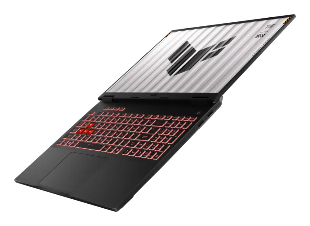 ASUS TUF Gaming A16 TUF608UM-RV041 - Ordenador Portátil Gaming de 16" WUXGA 165Hz (AMD Ryzen 7 260. 16GB RAM. 1TB SSD. NVIDIA RTX 5060 8GB. Sin Sistema Operativo) Gris Jager - Teclado QWERTY español - detalle