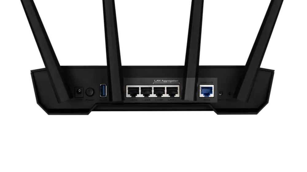 ASUS TUF Gaming AX3000 V2 router inalámbrico Gigabit Ethernet Doble banda (2.4 GHz / 5 GHz) Negro. Naranja - detalle