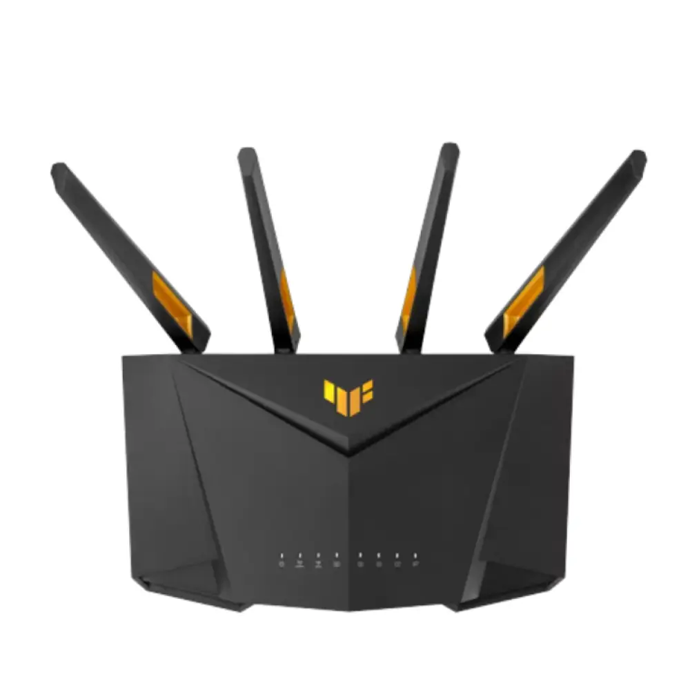 ASUS TUF Gaming AX3000 V2 router inalámbrico Gigabit Ethernet Doble banda (2.4 GHz / 5 GHz) Negro. Naranja - detalle