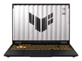 Portátil ASUS TUF Gaming F16 gris Jager con pantalla WQXGA, 16", 165Hz, Intel Core i7, 32GB RAM, 1TB SSD y tarjeta RTX 5070.