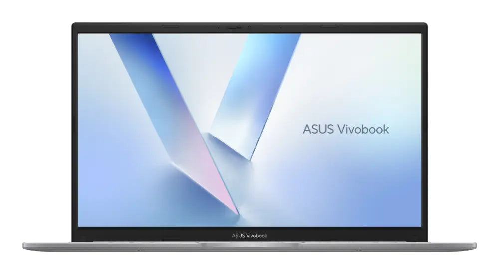 Portátil ASUS Vivobook 15 X1504VA-BQ5442 con pantalla Full HD de 15.6", teclado QWERTY en color plata fría.