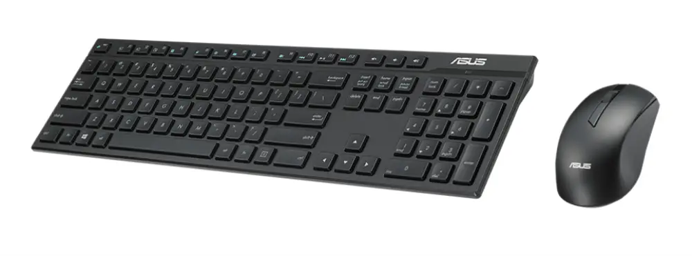 ASUS W2500 teclado Ratón incluido Juego RF inalámbrico QWERTY Negro - detalle