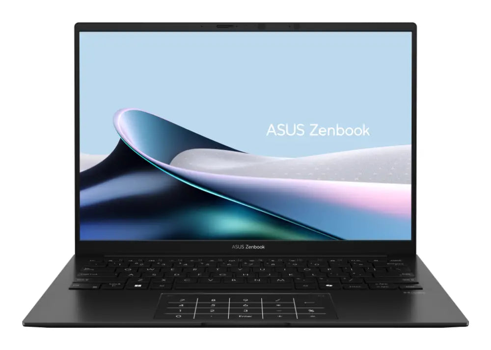 ASUS Zenbook 14 OLED UM3406KA-QD074W - Ordenador Portátil 14" Full HD (AMD Ryzen AI 7 PRO 350. 16GB RAM. 512GB SSD. Radeon 860M. Windows 11 Home) Negro Jade - Teclado QWERTY español - detalle