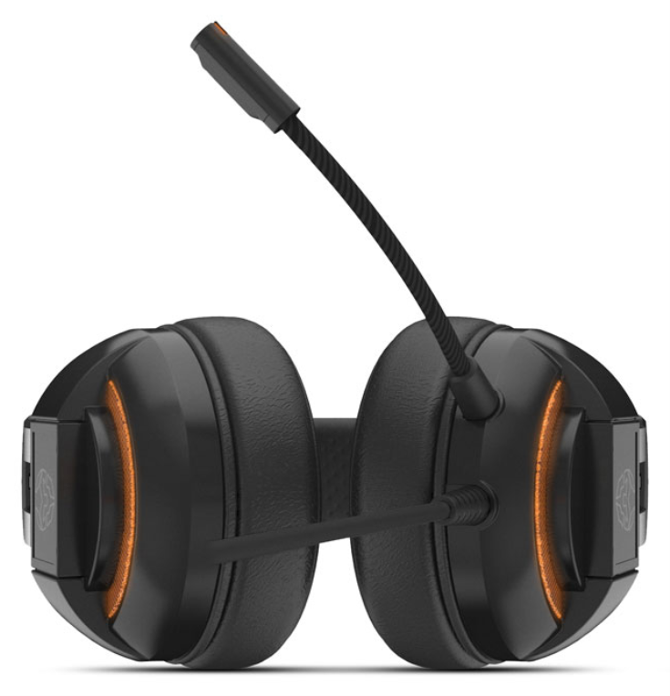 AURICULAR GAMING KROM KODE NEGRO MICROFONO USB - detalle