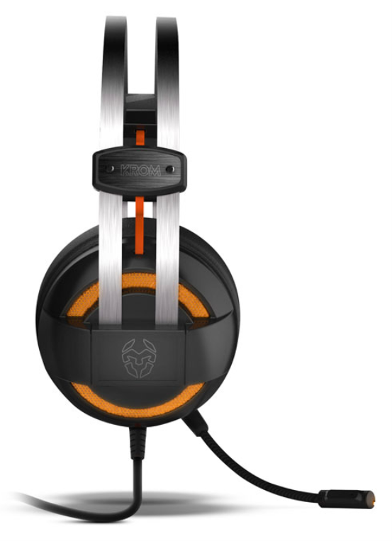 AURICULAR GAMING KROM KODE NEGRO MICROFONO USB - detalle