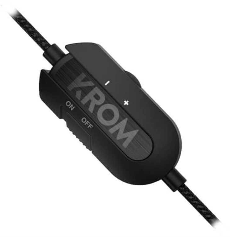 AURICULAR GAMING KROM KODE NEGRO MICROFONO USB - detalle
