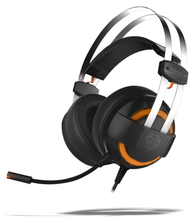 AURICULAR GAMING KROM KODE NEGRO MICROFONO USB