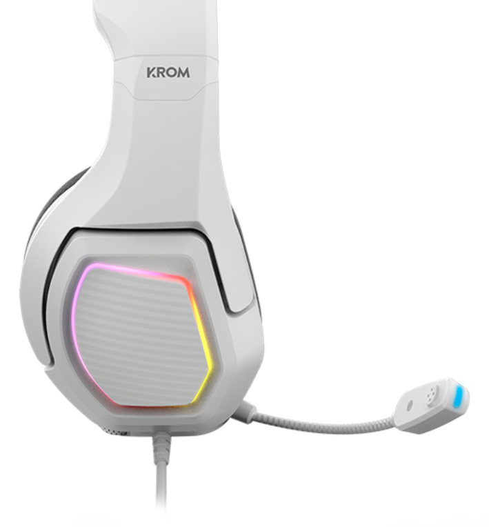 AURICULAR GAMING KROM KOPA 7.1 VIRTUAL BLANC - detalle