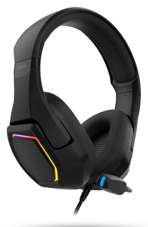AURICULAR GAMING KROM KOPA 7.1 VIRTUAL NEGRO - detalle